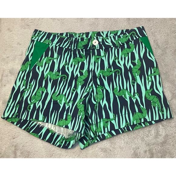 Haley and the Hound Pants - HALEY AND THE HOUND GREEN LIZARD SIZE 6 SHORT SHORT MADE IN USA SUPER SOFT